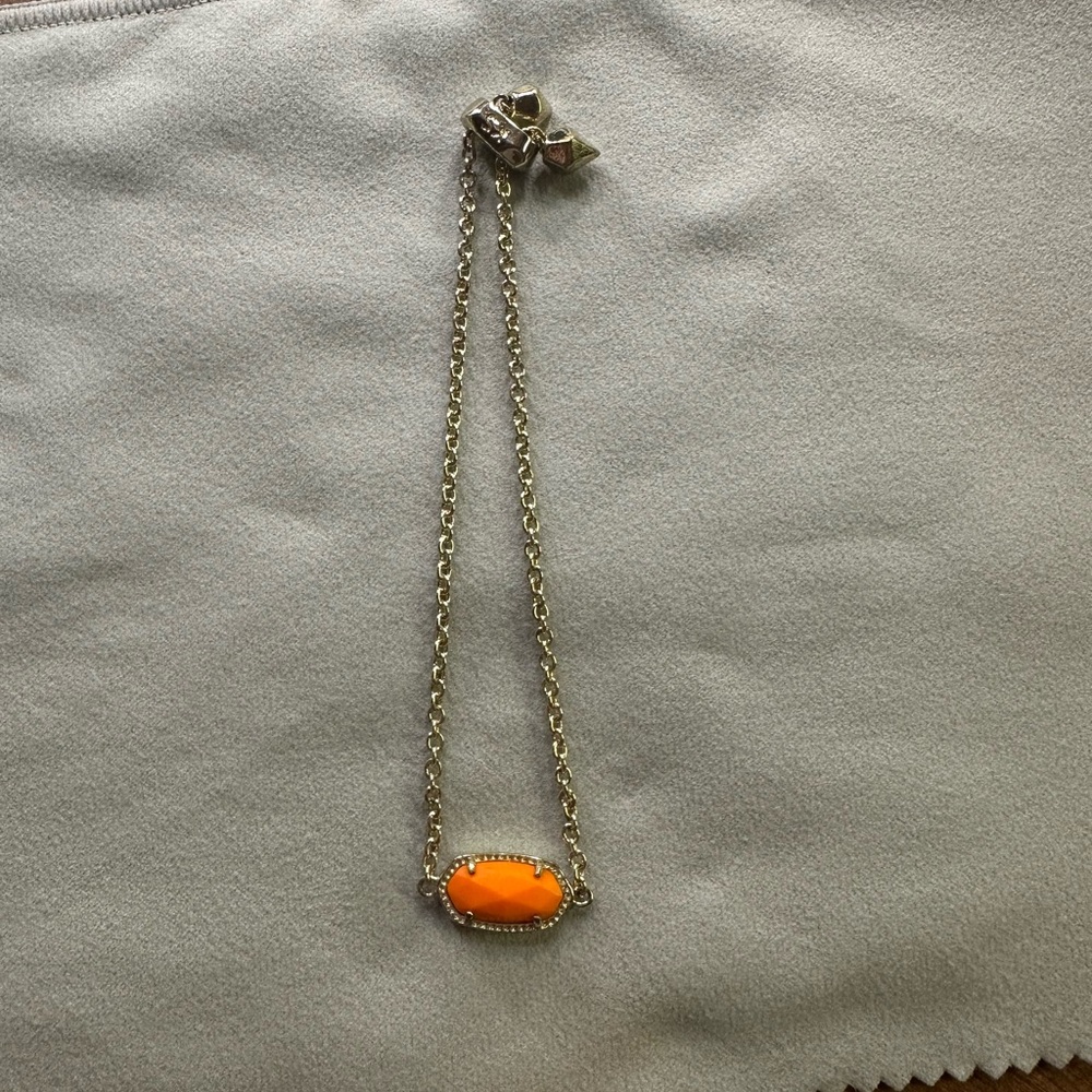 Orange Kendra Scott Adjustable Bracelet